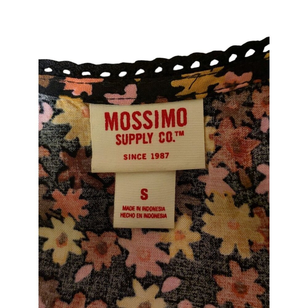 2016 Mossimo Midi Dress S Full Button Sundress Tiered Babydoll Whimsygoth - Picture 4 of 8